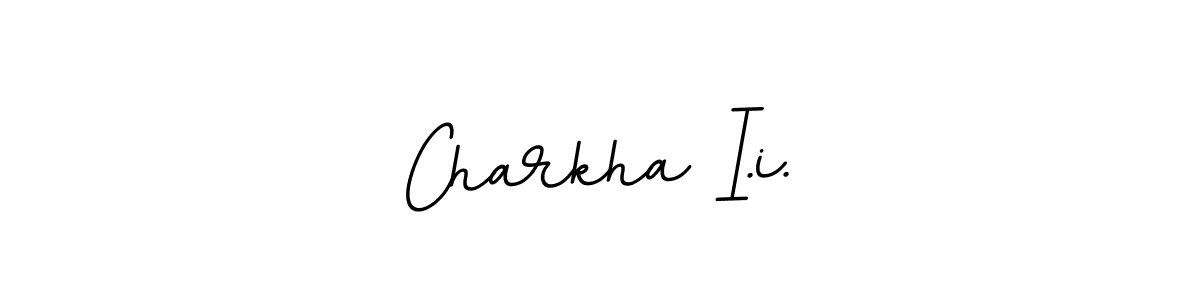 You should practise on your own different ways (BallpointsItalic-DORy9) to write your name (Charkha I.i.) in signature. don't let someone else do it for you. Charkha I.i. signature style 11 images and pictures png