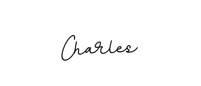 Make a beautiful signature design for name Charles. With this signature (BallpointsItalic-DORy9) style, you can create a handwritten signature for free. Charles signature style 11 images and pictures png