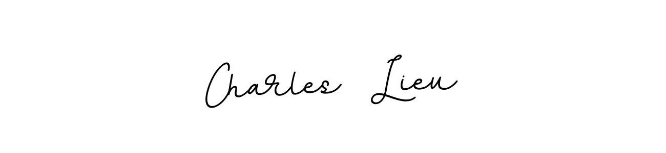 Use a signature maker to create a handwritten signature online. With this signature software, you can design (BallpointsItalic-DORy9) your own signature for name Charles  Lieu. Charles  Lieu signature style 11 images and pictures png