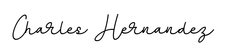 The BallpointsItalic-DORy9 handwriting style adds charm and authenticity to name Charles Hernandez. A wonderful choice for personal thank-you notes. Charles Hernandez signature style 11 images and pictures png