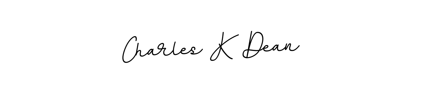 Charles K Dean stylish signature style. Best Handwritten Sign (BallpointsItalic-DORy9) for my name. Handwritten Signature Collection Ideas for my name Charles K Dean. Charles K Dean signature style 11 images and pictures png