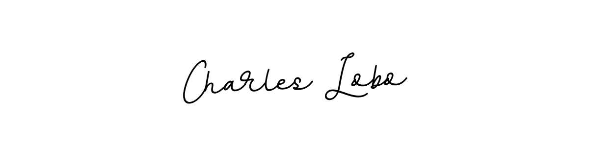 Design your own signature with our free online signature maker. With this signature software, you can create a handwritten (BallpointsItalic-DORy9) signature for name Charles Lobo. Charles Lobo signature style 11 images and pictures png
