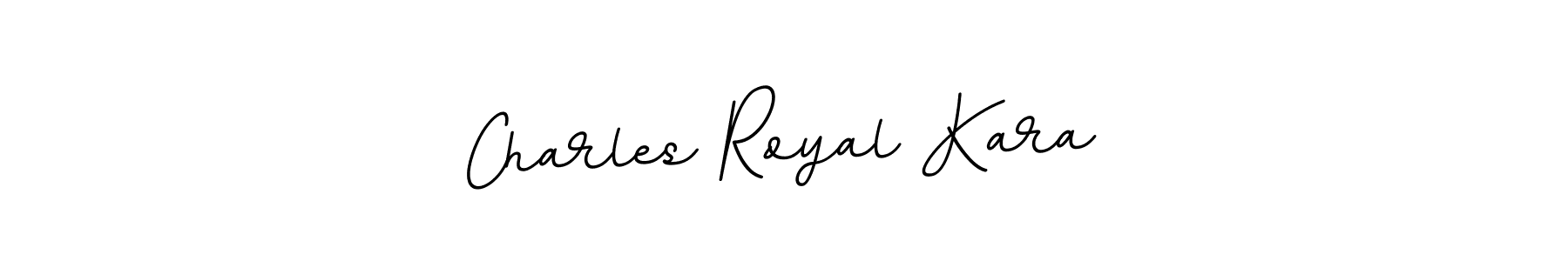 It looks lik you need a new signature style for name Charles Royal Kara. Design unique handwritten (BallpointsItalic-DORy9) signature with our free signature maker in just a few clicks. Charles Royal Kara signature style 11 images and pictures png