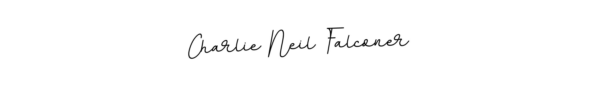 This is the best signature style for the Charlie Neil Falconer name. Also you like these signature font (BallpointsItalic-DORy9). Mix name signature. Charlie Neil Falconer signature style 11 images and pictures png