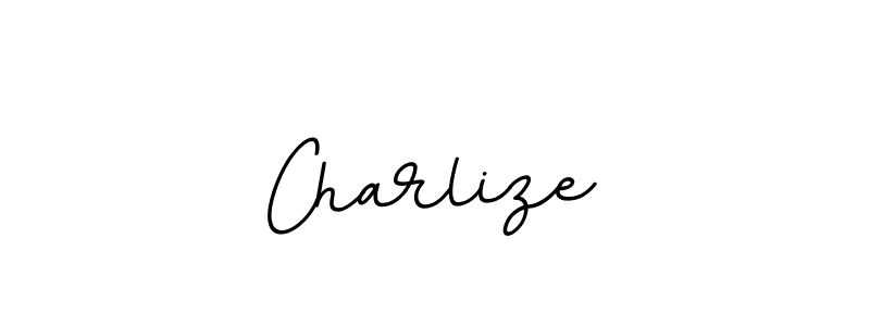 How to make Charlize name signature. Use BallpointsItalic-DORy9 style for creating short signs online. This is the latest handwritten sign. Charlize signature style 11 images and pictures png