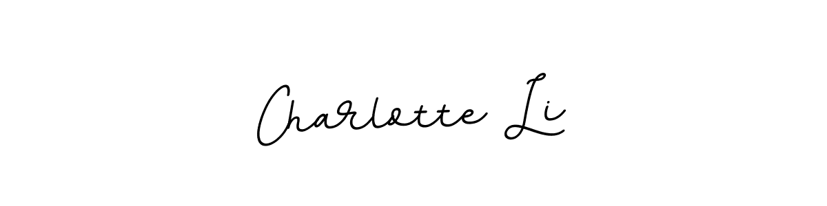 The best way (BallpointsItalic-DORy9) to make a short signature is to pick only two or three words in your name. The name Charlotte Li include a total of six letters. For converting this name. Charlotte Li signature style 11 images and pictures png