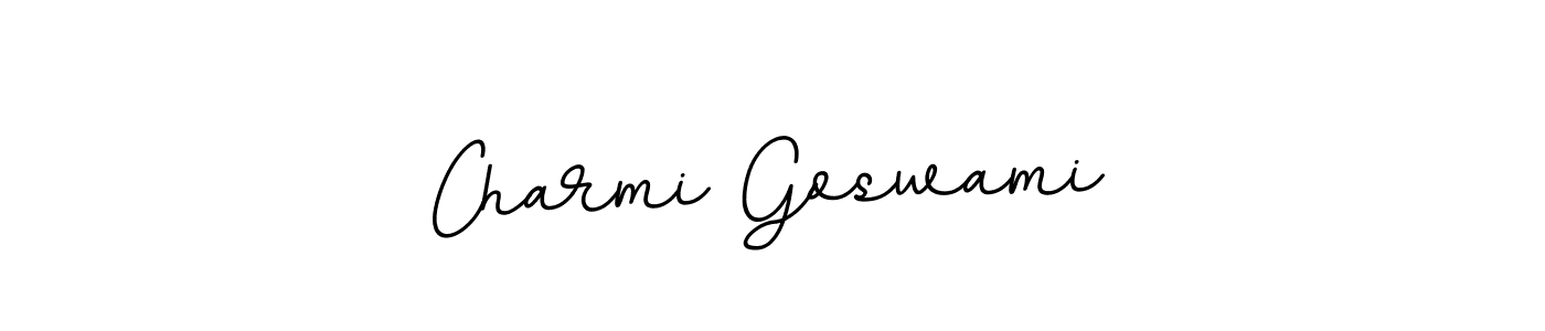 Also we have Charmi Goswami name is the best signature style. Create professional handwritten signature collection using BallpointsItalic-DORy9 autograph style. Charmi Goswami signature style 11 images and pictures png