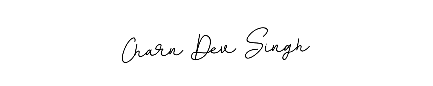 Use a signature maker to create a handwritten signature online. With this signature software, you can design (BallpointsItalic-DORy9) your own signature for name Charn Dev Singh. Charn Dev Singh signature style 11 images and pictures png