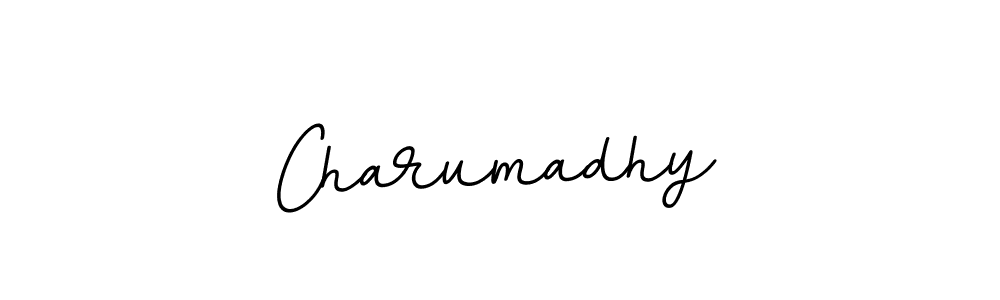 Use a signature maker to create a handwritten signature online. With this signature software, you can design (BallpointsItalic-DORy9) your own signature for name Charumadhy. Charumadhy signature style 11 images and pictures png