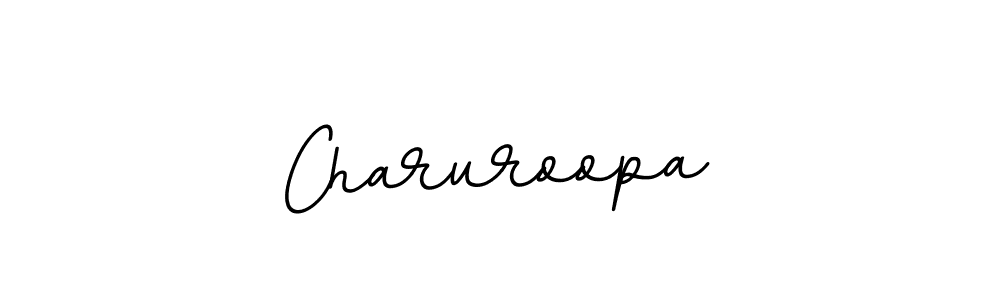 Make a beautiful signature design for name Charuroopa. With this signature (BallpointsItalic-DORy9) style, you can create a handwritten signature for free. Charuroopa signature style 11 images and pictures png