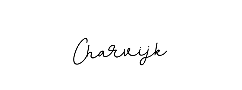 Make a beautiful signature design for name Charvijk. With this signature (BallpointsItalic-DORy9) style, you can create a handwritten signature for free. Charvijk signature style 11 images and pictures png