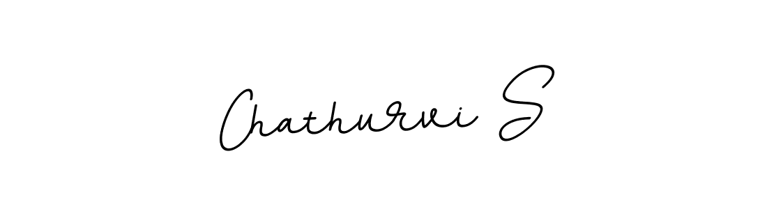 How to make Chathurvi S name signature. Use BallpointsItalic-DORy9 style for creating short signs online. This is the latest handwritten sign. Chathurvi S signature style 11 images and pictures png