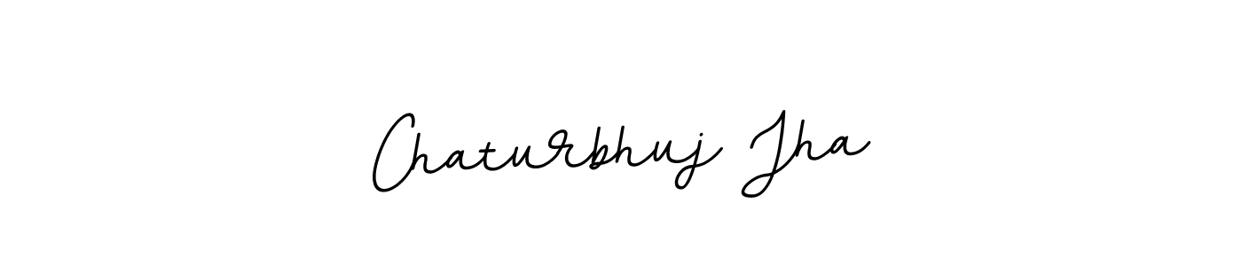 Design your own signature with our free online signature maker. With this signature software, you can create a handwritten (BallpointsItalic-DORy9) signature for name Chaturbhuj Jha. Chaturbhuj Jha signature style 11 images and pictures png