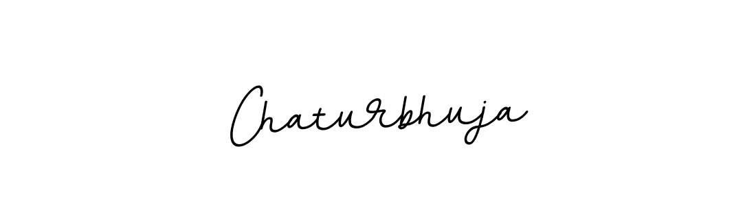 How to make Chaturbhuja name signature. Use BallpointsItalic-DORy9 style for creating short signs online. This is the latest handwritten sign. Chaturbhuja signature style 11 images and pictures png