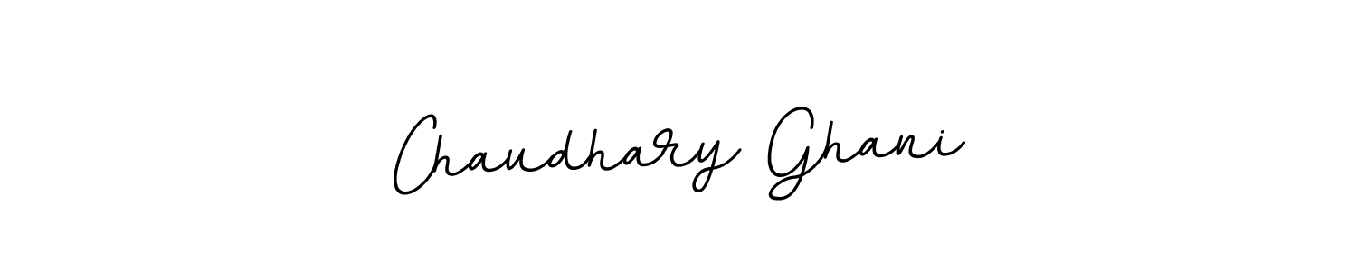 Make a beautiful signature design for name Chaudhary Ghani. With this signature (BallpointsItalic-DORy9) style, you can create a handwritten signature for free. Chaudhary Ghani signature style 11 images and pictures png