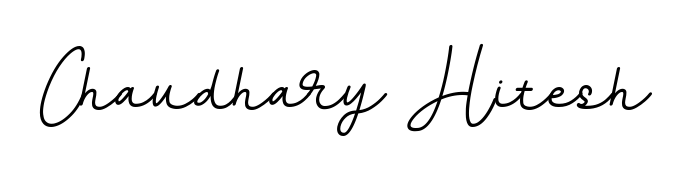 A sleek calligraphic signature for name Chaudhary Hitesh utilizing BallpointsItalic-DORy9 styling. Great for adding personal signatures to photos and art. Chaudhary Hitesh signature style 11 images and pictures png