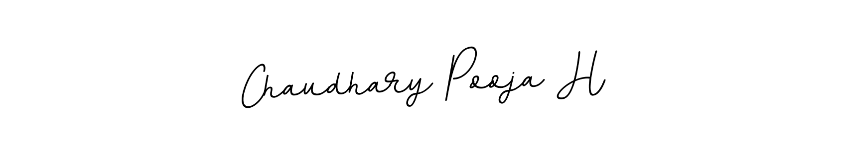 How to make Chaudhary Pooja H signature? BallpointsItalic-DORy9 is a professional autograph style. Create handwritten signature for Chaudhary Pooja H name. Chaudhary Pooja H signature style 11 images and pictures png