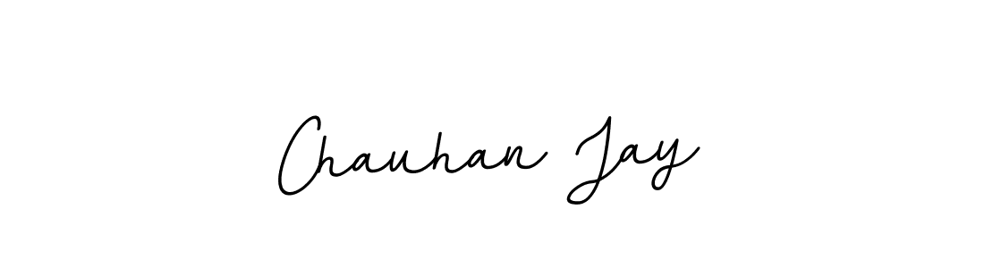 Use a signature maker to create a handwritten signature online. With this signature software, you can design (BallpointsItalic-DORy9) your own signature for name Chauhan Jay. Chauhan Jay signature style 11 images and pictures png