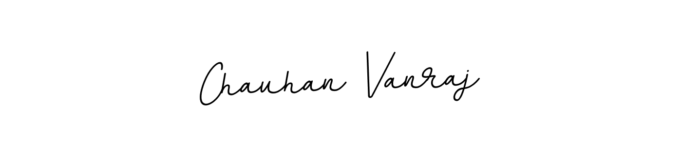 You should practise on your own different ways (BallpointsItalic-DORy9) to write your name (Chauhan Vanraj) in signature. don't let someone else do it for you. Chauhan Vanraj signature style 11 images and pictures png