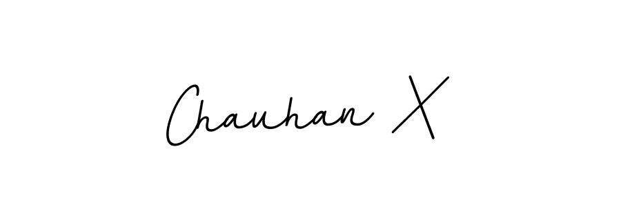 Make a beautiful signature design for name Chauhan X. With this signature (BallpointsItalic-DORy9) style, you can create a handwritten signature for free. Chauhan X signature style 11 images and pictures png