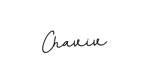 Design your own signature with our free online signature maker. With this signature software, you can create a handwritten (BallpointsItalic-DORy9) signature for name Chaviv. Chaviv signature style 11 images and pictures png