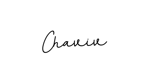 Use a signature maker to create a handwritten signature online. With this signature software, you can design (BallpointsItalic-DORy9) your own signature for name Chaviv. Chaviv signature style 11 images and pictures png