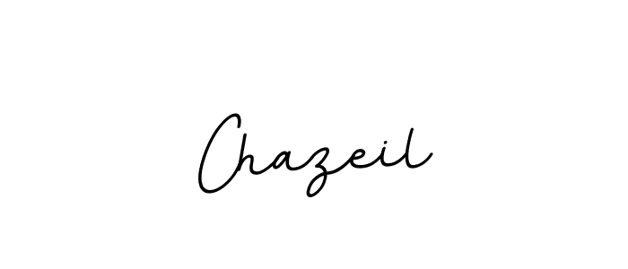The best way (BallpointsItalic-DORy9) to make a short signature is to pick only two or three words in your name. The name Chazeil include a total of six letters. For converting this name. Chazeil signature style 11 images and pictures png