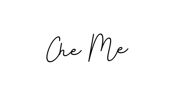 You should practise on your own different ways (BallpointsItalic-DORy9) to write your name (Che Me) in signature. don't let someone else do it for you. Che Me signature style 11 images and pictures png