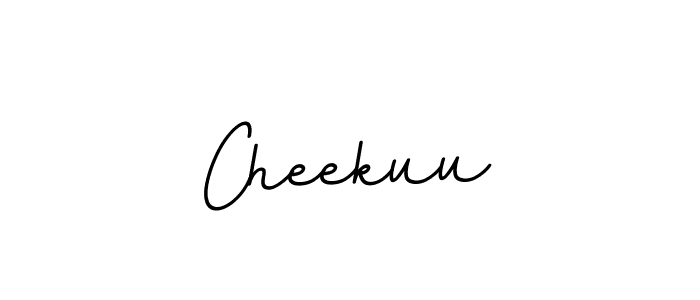 Create a beautiful signature design for name Cheekuu. With this signature (BallpointsItalic-DORy9) fonts, you can make a handwritten signature for free. Cheekuu signature style 11 images and pictures png