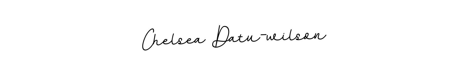 Make a beautiful signature design for name Chelsea Datu-wilson. With this signature (BallpointsItalic-DORy9) style, you can create a handwritten signature for free. Chelsea Datu-wilson signature style 11 images and pictures png