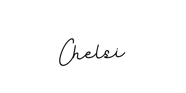 Use a signature maker to create a handwritten signature online. With this signature software, you can design (BallpointsItalic-DORy9) your own signature for name Chelsi. Chelsi signature style 11 images and pictures png