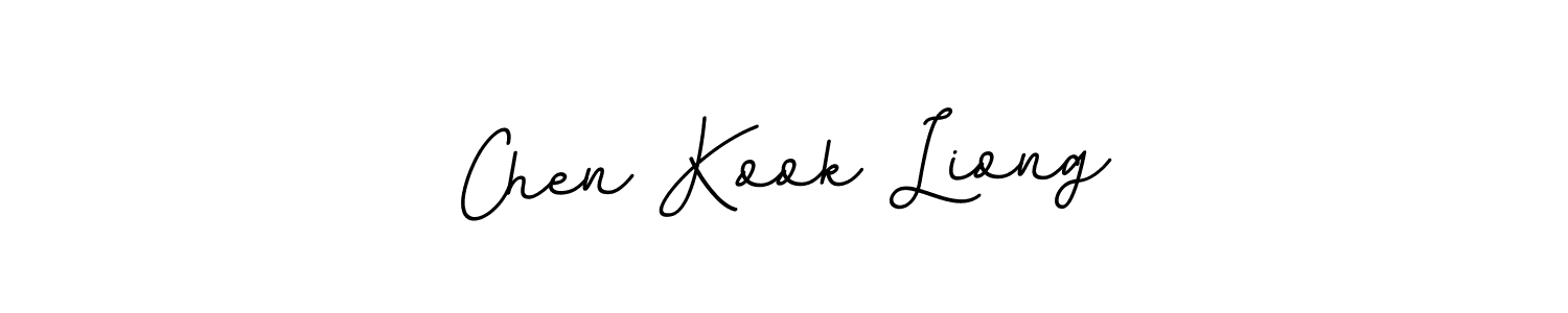 Design your own signature with our free online signature maker. With this signature software, you can create a handwritten (BallpointsItalic-DORy9) signature for name Chen Kook Liong. Chen Kook Liong signature style 11 images and pictures png