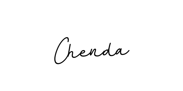Make a beautiful signature design for name Chenda. With this signature (BallpointsItalic-DORy9) style, you can create a handwritten signature for free. Chenda signature style 11 images and pictures png