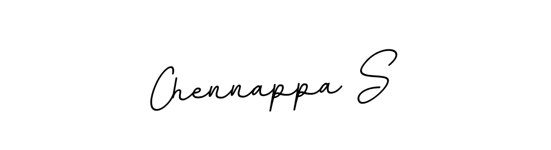 The best way (BallpointsItalic-DORy9) to make a short signature is to pick only two or three words in your name. The name Chennappa S include a total of six letters. For converting this name. Chennappa S signature style 11 images and pictures png