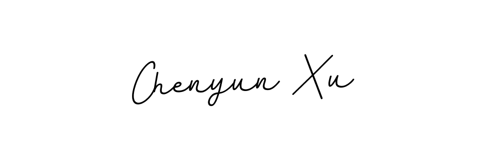 The best way (BallpointsItalic-DORy9) to make a short signature is to pick only two or three words in your name. The name Chenyun Xu include a total of six letters. For converting this name. Chenyun Xu signature style 11 images and pictures png