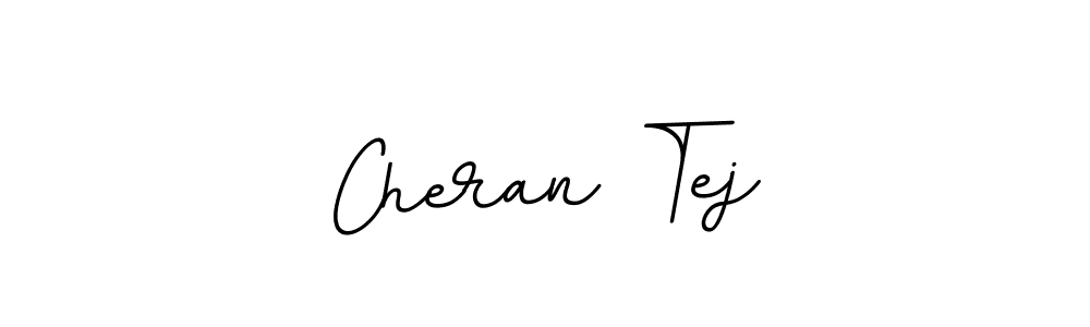 How to make Cheran Tej name signature. Use BallpointsItalic-DORy9 style for creating short signs online. This is the latest handwritten sign. Cheran Tej signature style 11 images and pictures png