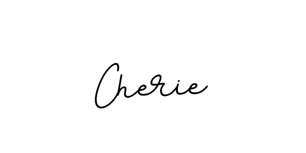 How to make Cherie name signature. Use BallpointsItalic-DORy9 style for creating short signs online. This is the latest handwritten sign. Cherie signature style 11 images and pictures png