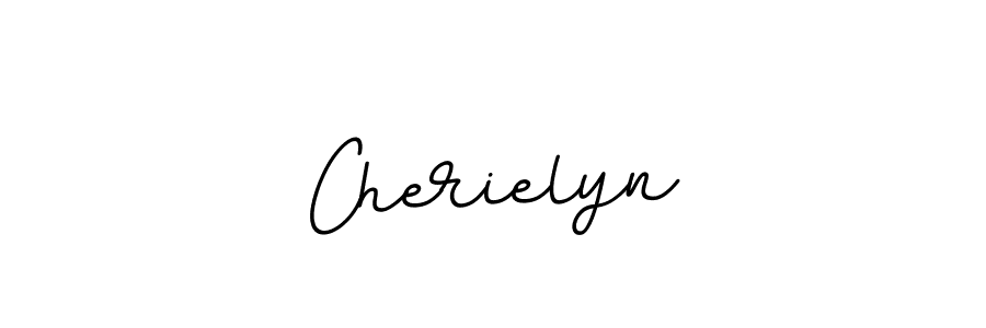 Create a beautiful signature design for name Cherielyn. With this signature (BallpointsItalic-DORy9) fonts, you can make a handwritten signature for free. Cherielyn signature style 11 images and pictures png