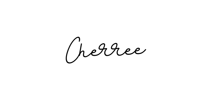 Make a beautiful signature design for name Cherree. With this signature (BallpointsItalic-DORy9) style, you can create a handwritten signature for free. Cherree signature style 11 images and pictures png