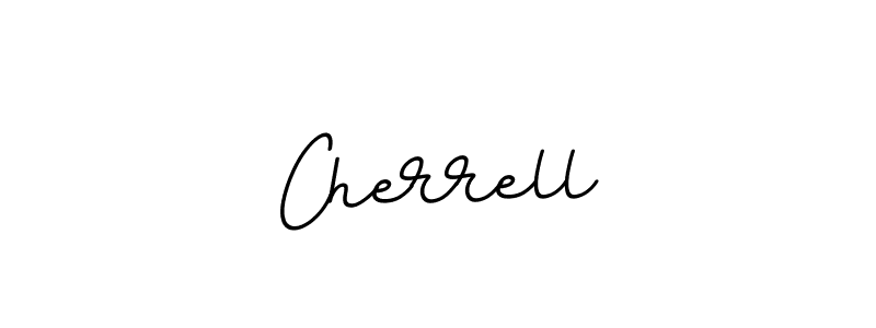 Use a signature maker to create a handwritten signature online. With this signature software, you can design (BallpointsItalic-DORy9) your own signature for name Cherrell. Cherrell signature style 11 images and pictures png