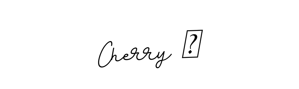 Design your own signature with our free online signature maker. With this signature software, you can create a handwritten (BallpointsItalic-DORy9) signature for name Cherry ★. Cherry ★ signature style 11 images and pictures png
