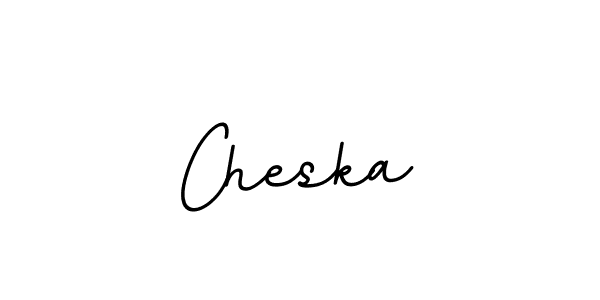 How to make Cheska signature? BallpointsItalic-DORy9 is a professional autograph style. Create handwritten signature for Cheska name. Cheska signature style 11 images and pictures png