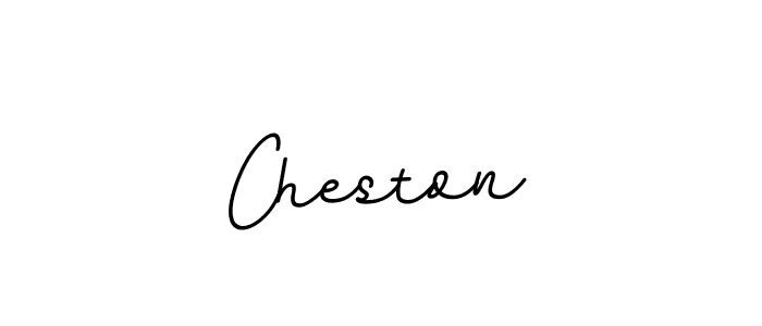 Cheston stylish signature style. Best Handwritten Sign (BallpointsItalic-DORy9) for my name. Handwritten Signature Collection Ideas for my name Cheston. Cheston signature style 11 images and pictures png