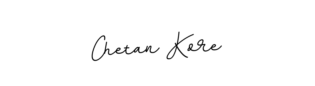 The best way (BallpointsItalic-DORy9) to make a short signature is to pick only two or three words in your name. The name Chetan Kore include a total of six letters. For converting this name. Chetan Kore signature style 11 images and pictures png