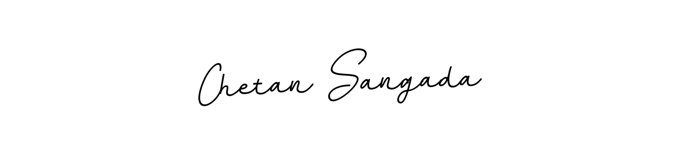 Create a beautiful signature design for name Chetan Sangada. With this signature (BallpointsItalic-DORy9) fonts, you can make a handwritten signature for free. Chetan Sangada signature style 11 images and pictures png