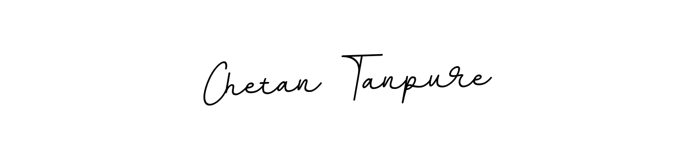 How to make Chetan Tanpure name signature. Use BallpointsItalic-DORy9 style for creating short signs online. This is the latest handwritten sign. Chetan Tanpure signature style 11 images and pictures png