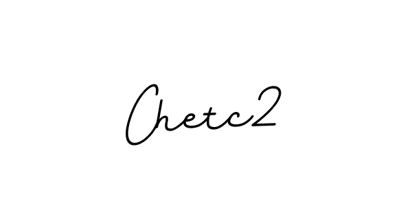 How to make Chetc2 name signature. Use BallpointsItalic-DORy9 style for creating short signs online. This is the latest handwritten sign. Chetc2 signature style 11 images and pictures png