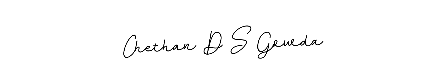 You should practise on your own different ways (BallpointsItalic-DORy9) to write your name (Chethan D S Gowda) in signature. don't let someone else do it for you. Chethan D S Gowda signature style 11 images and pictures png