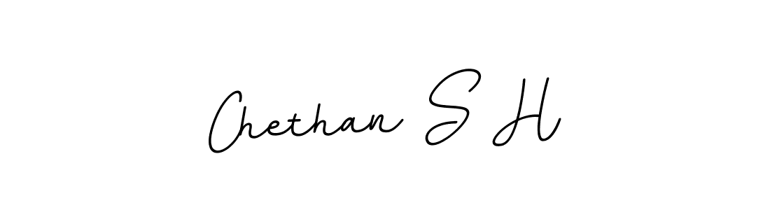 Create a beautiful signature design for name Chethan S H. With this signature (BallpointsItalic-DORy9) fonts, you can make a handwritten signature for free. Chethan S H signature style 11 images and pictures png