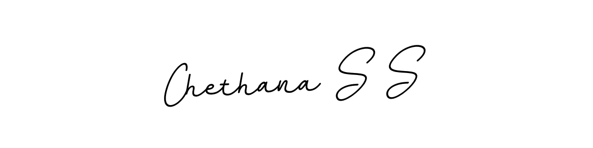The best way (BallpointsItalic-DORy9) to make a short signature is to pick only two or three words in your name. The name Chethana S S include a total of six letters. For converting this name. Chethana S S signature style 11 images and pictures png